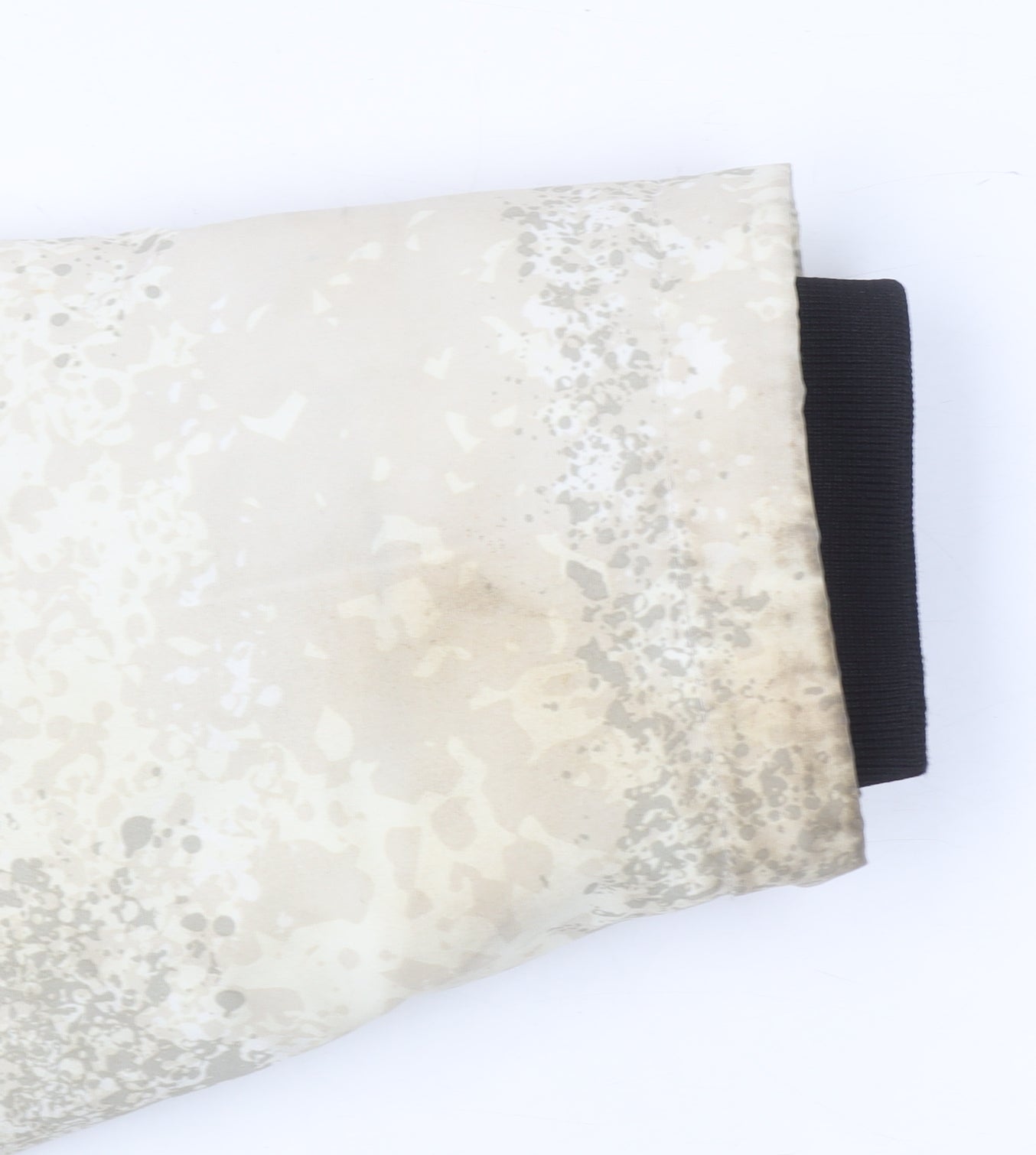 Jack & Jones Mens Beige Camouflage Hooded Puffer Jacket Size M