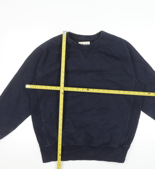Gap Men's Blue Crew Neck Pullover Sweatshirt Size M Classic Fit