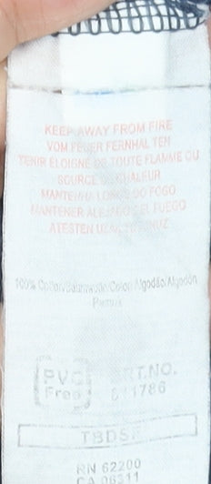 Puma Men's Blue Small Crew Neck Graphic Logo Sports T-Shirt