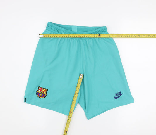Nike Men's Barcelona Vaporknit Teal Athletic Shorts Size S