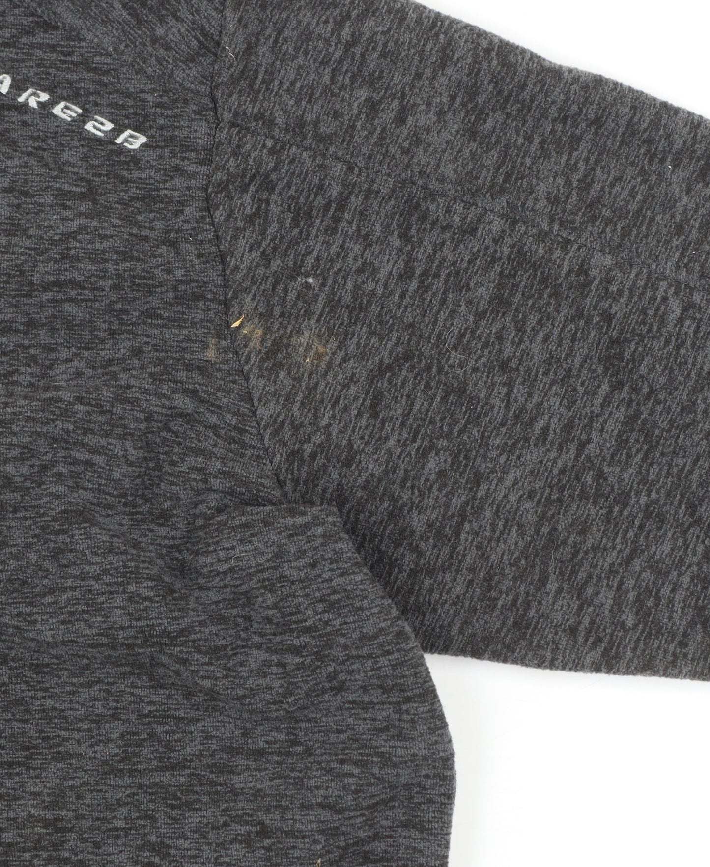 Dare 2B Mens Grey 1/2 Zip Fleece Hoodie Size M Outdoor Pullover