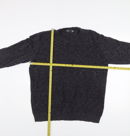 Jack & Jones Mens Grey Cotton Crew Neck XL Jumper