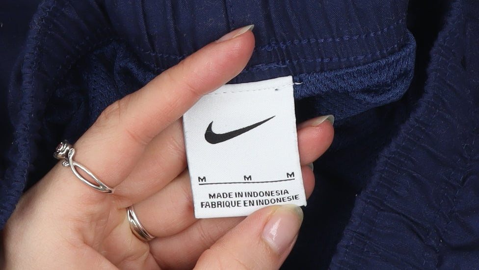 Nike Men's Blue Athletic Activewear Shorts Size M Gym Training