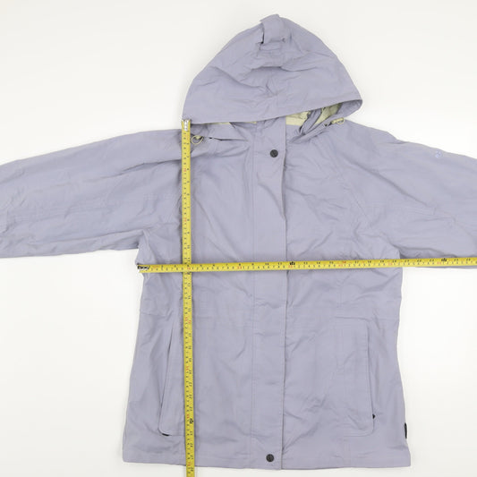 Regatta Womens Purple Waterproof Hooded Rain Jacket UK12