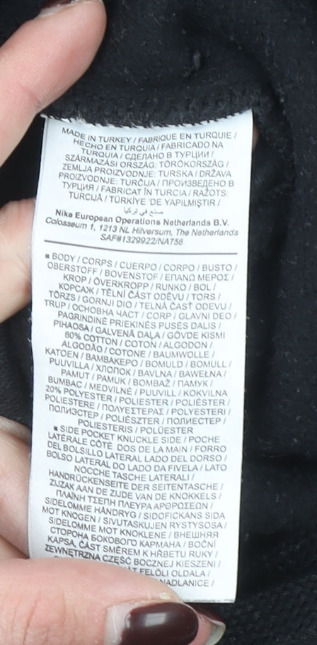 Nike Men's Black Cargo Jogger Sweatpants M Cotton Blend