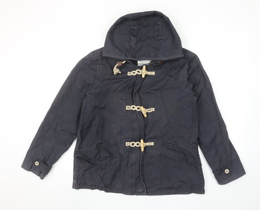 Womens UK Size 12 Regular Seasalt Cornwall Blue Cotton Jacket