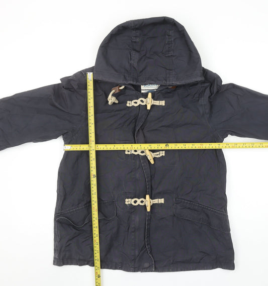 Seasalt Cornwall Women's Blue Hooded Toggle Jacket Size 12