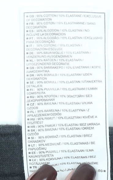 Nike Women Black Small Athletic Shorts Cotton Blend Drawstring