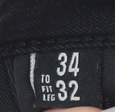 Diesel Mens Black Slim Skinny Jeans 34W 32L Stretch Denim