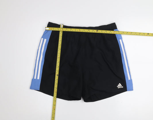 Adidas Men's Black Athletic Running Shorts Size L