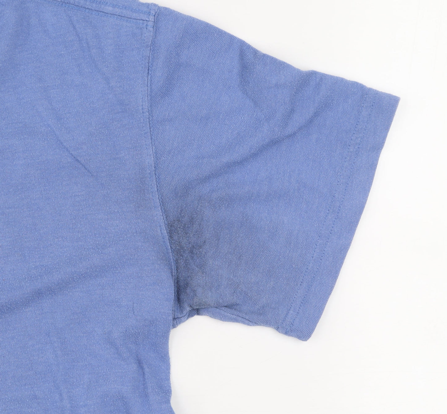 Carhartt Men's Blue Relaxed Fit Cotton Blend Crew Neck T-Shirt Size S