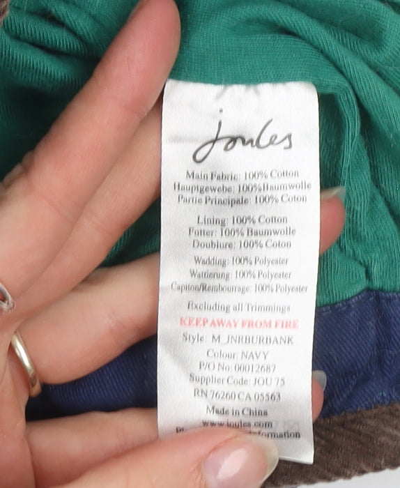 Additional view of Joules boys’ blue padded cotton bodywarmer waistcoat 9-10 years
