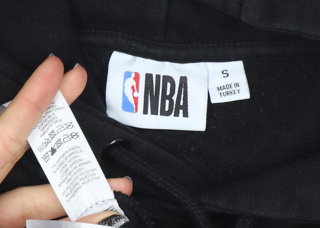 NBA Men’s Black Los Angeles Lakers Hoodie LeBron James No.6 Pullover Size S