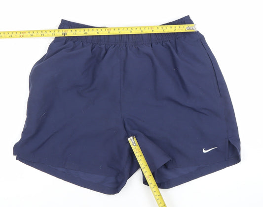 Nike Men's Blue Small Athletic Running Shorts