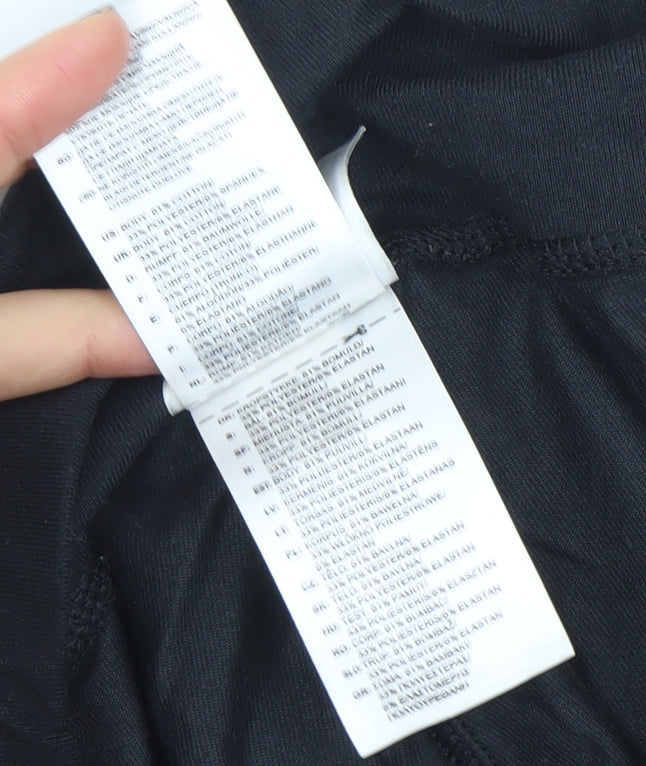 Adidas Womens Black Medium Climalite Leggings Gym & Training Trousers