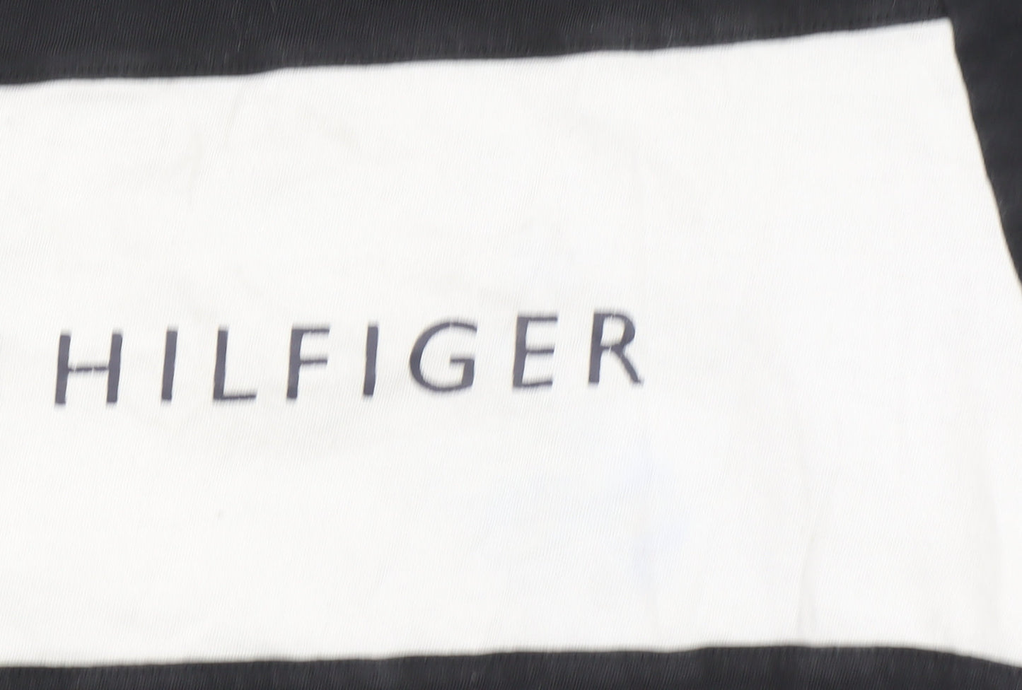 Mens UK Size M Tommy Hilfiger Black Cotton T-Shirt