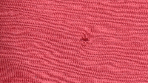 Superdry Women's Red Long Sleeve Cotton Crochet T-Shirt UK 8