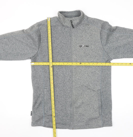 Granite Outdoors Men's Grey Fleece Full Zip Jacket Size S