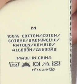 Ralph Lauren Polo Jeans Womens White V-Neck Cotton T-Shirt M