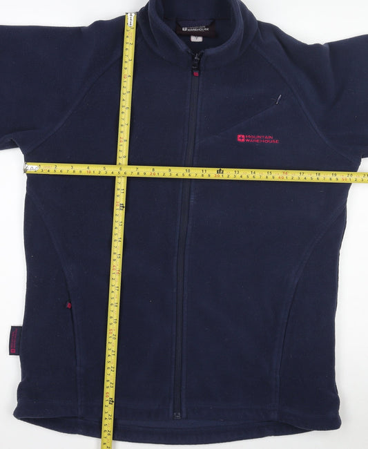Mountain Warehouse Women's Blue Fleece Full Zip Jacket UK 12