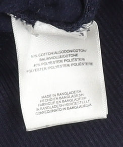 FILA Men’s Blue XL Pullover Sweatshirt Crew Neck Logo Fleece