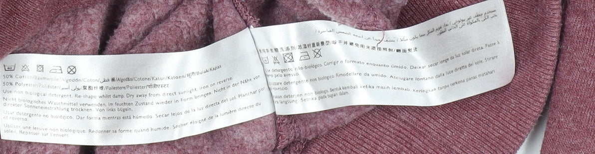 Jack Wills Men's Purple XS Pullover Hoodie Fleece Cotton Blend