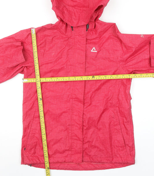 Dare 2b Women's Red Waterproof Hooded Rain Jacket Size 10