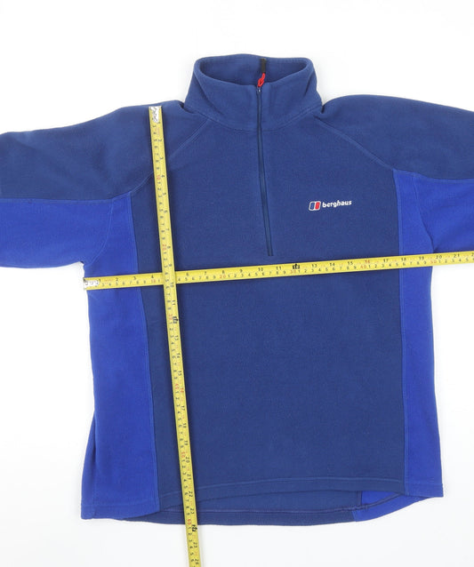 Berghaus Men's Blue Fleece Half Zip Pullover Sweatshirt M
