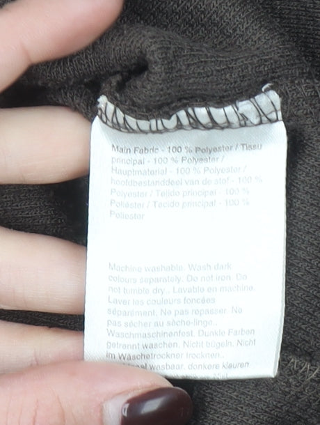 Regatta Mens Brown XL Fleece Pullover Sweatshirt Outdoor Zip Neck