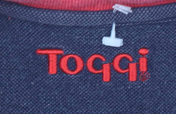 Additional view of Toggi Men's Red Cotton Short Sleeve Polo Shirt, size M