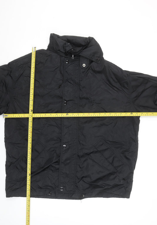 The Trader Jeans Company Men's Black M Windbreaker Jacket