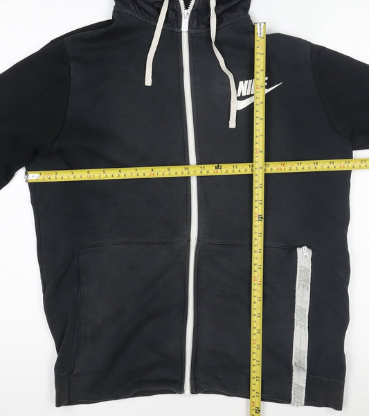 Nike Men's Black M Full Zip Hooded Track Jacket