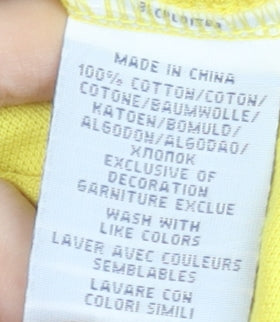 Ralph Lauren Men's Yellow Long Sleeve Polo Shirt XXL Cotton Classic