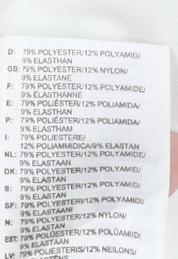 Adidas Women’s White Techfit Sleeveless Tank Top XL Climalite Activewear