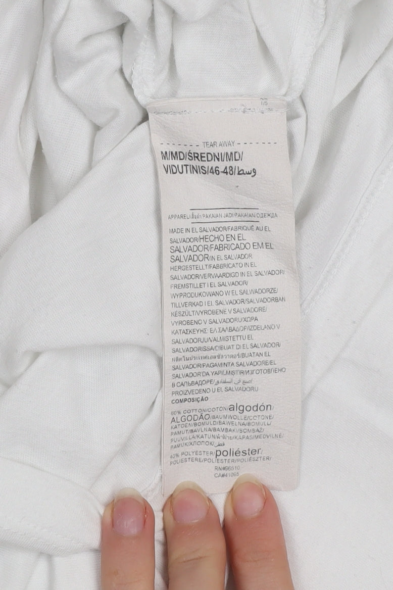 Under Armour Womens White Medium Basic Crew Neck Sports T-Shirt