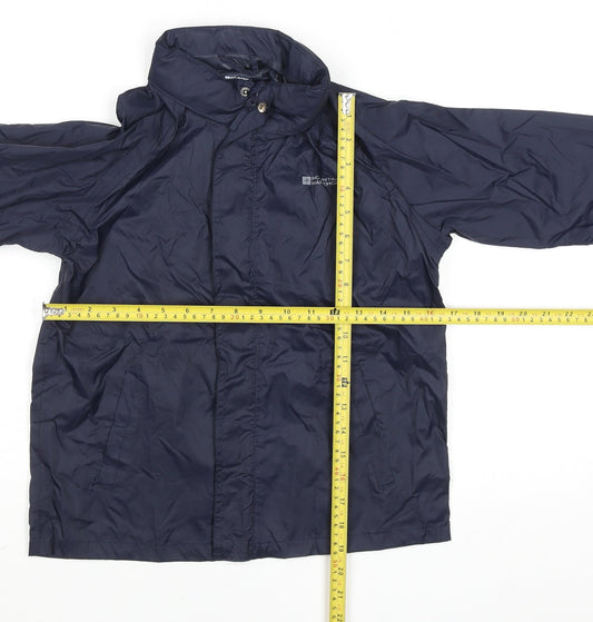 Mountain Warehouse Girls Blue Waterproof Lightweight Active Jacket 9-10Y