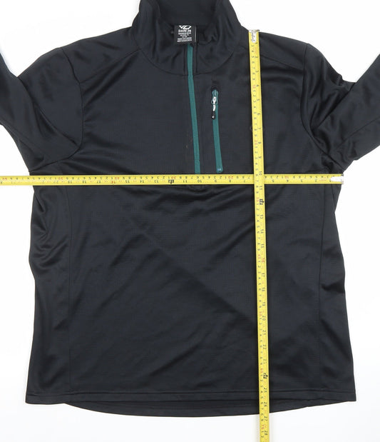 Dare 2B Men's Black XL 1/4 Zip Pullover Sweatshirt Outdoor Top