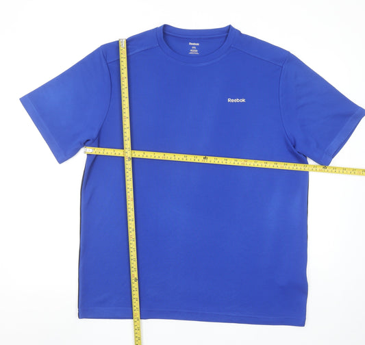 Reebok Men's Blue 2XL Athletic Performance Moisture Wicking T-Shirt