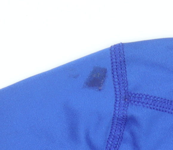 Nike Pro Combat Blue Short Sleeve Compression Dri-FIT Men's M Top