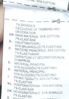 Adidas Women’s XS Brown 3-Stripes Leggings Cotton Stretch Athleisure