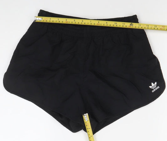 Adidas Women's Black Size 10 Running & Training Athletic Shorts