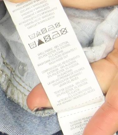 Additional view of Denim Co. Women's Blue Mid Rise Skinny Jeans, size 12