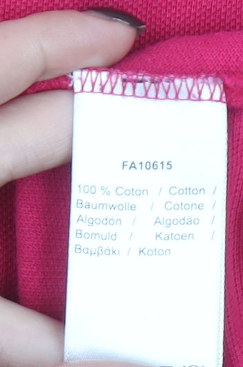 Lacoste Men's Pink Classic Fit Cotton Polo Shirt Size S