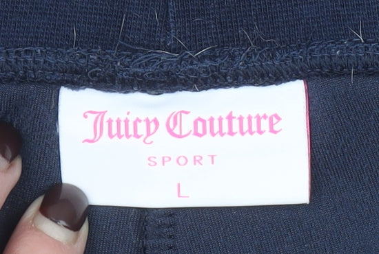 Juicy Couture Women’s Blue Velour Flared Sweatpants L