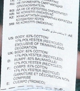 adidas Mens Green Crew Neck Pullover Sweatshirt L Regular Fit