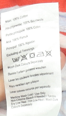 Joules Women’s Multicoloured Striped Cotton T-Shirt Size 10