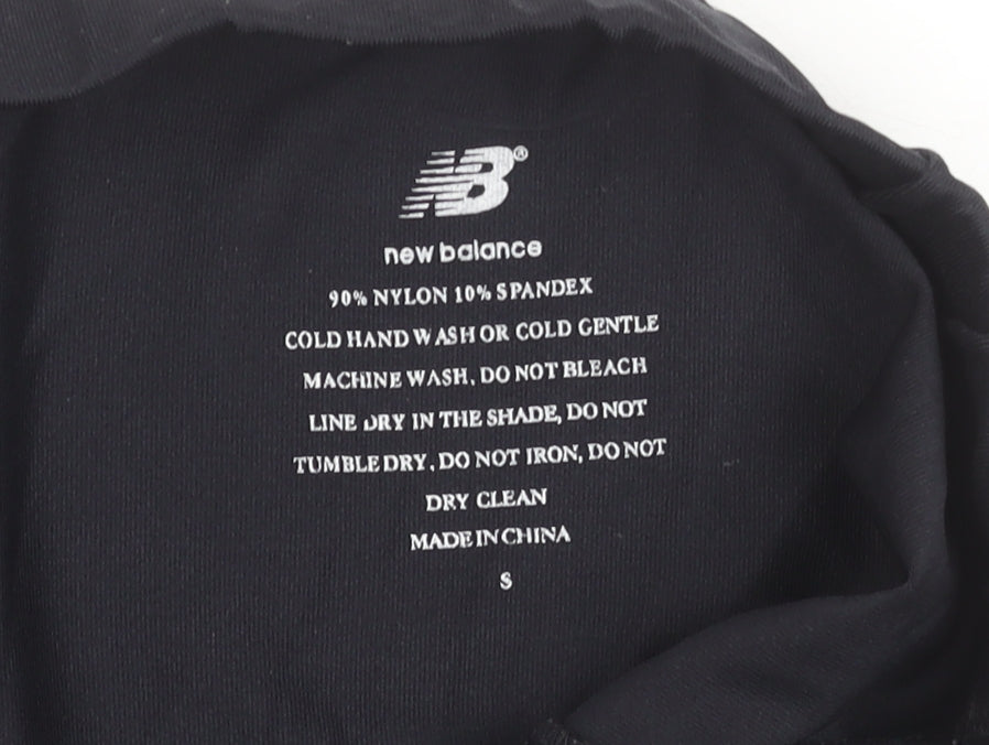 New Balance Women Black S Compression Activewear Shorts