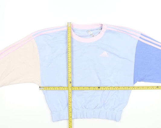 Adidas Women’s Multicoloured XS Crew Neck Pullover Sweatshirt