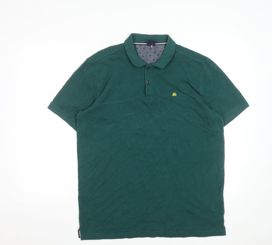 Lerros Men's Green XL Cotton Polo Shirt Short Sleeve Casual