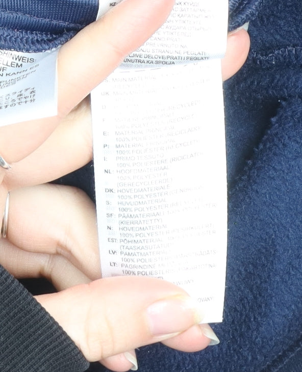 Adidas Men’s Blue XL 1/4 Zip Leinster Rugby Sweatshirt